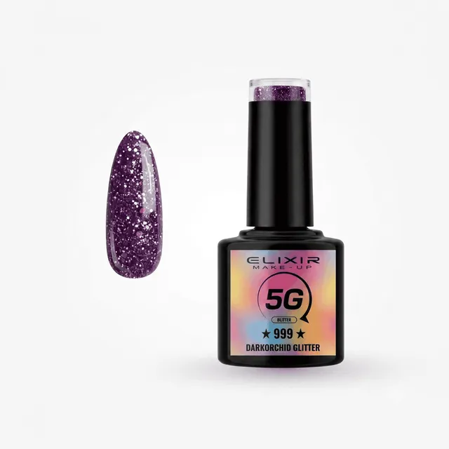 Élixir Semi Gel Vernis Semi-Permanent 999 Dark Orchid 8 ml
