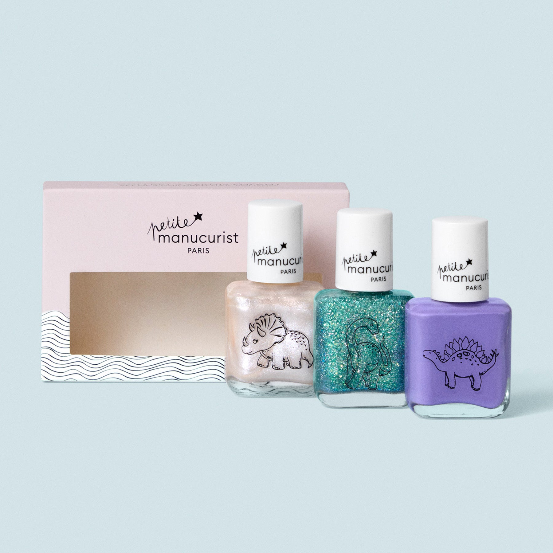 Manucurist Wild Life coffret vernis enfant 3 couleurs à l’eau