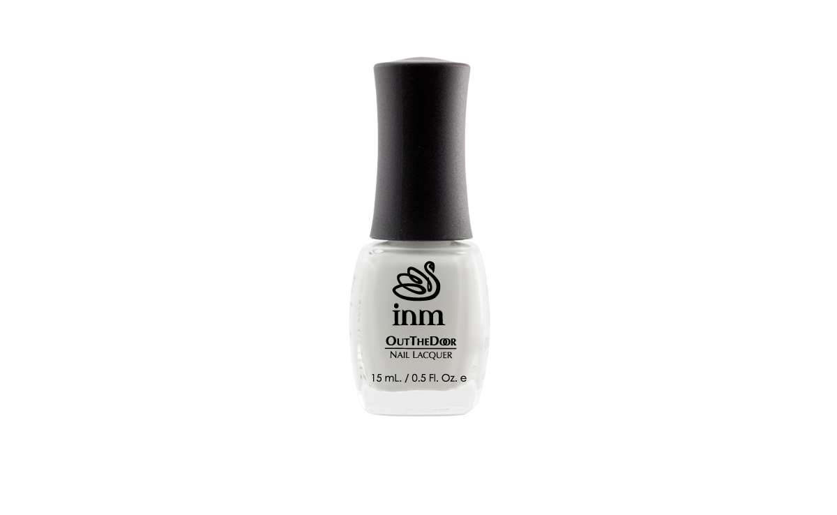 INM White Porcelain vernis à ongles blanc porcelaine