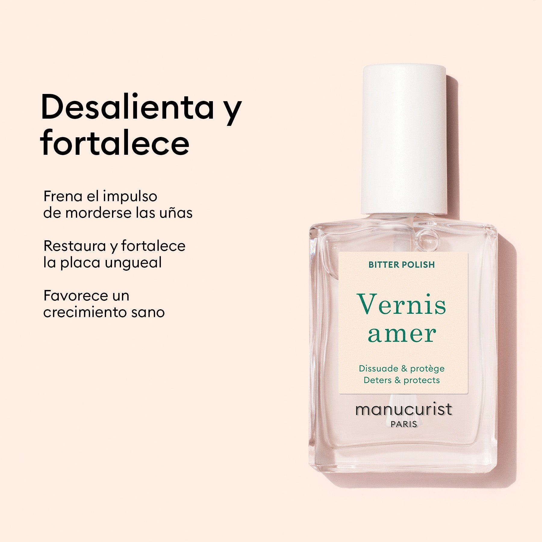Manucurist Vernis Amer soin ongles anti-rongement
