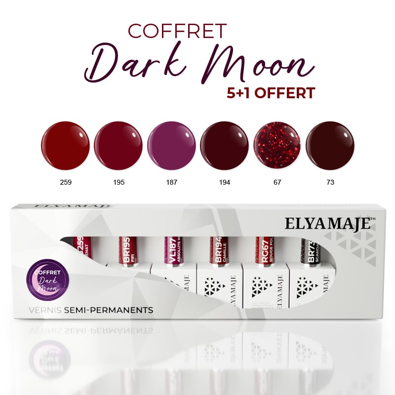Elyamaje Dark Moon coffret vernis semi-permanent édition limitée