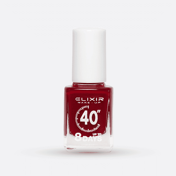 Élixir 40″ #233 Vernis à Ongles Bordeaux 8 Jours