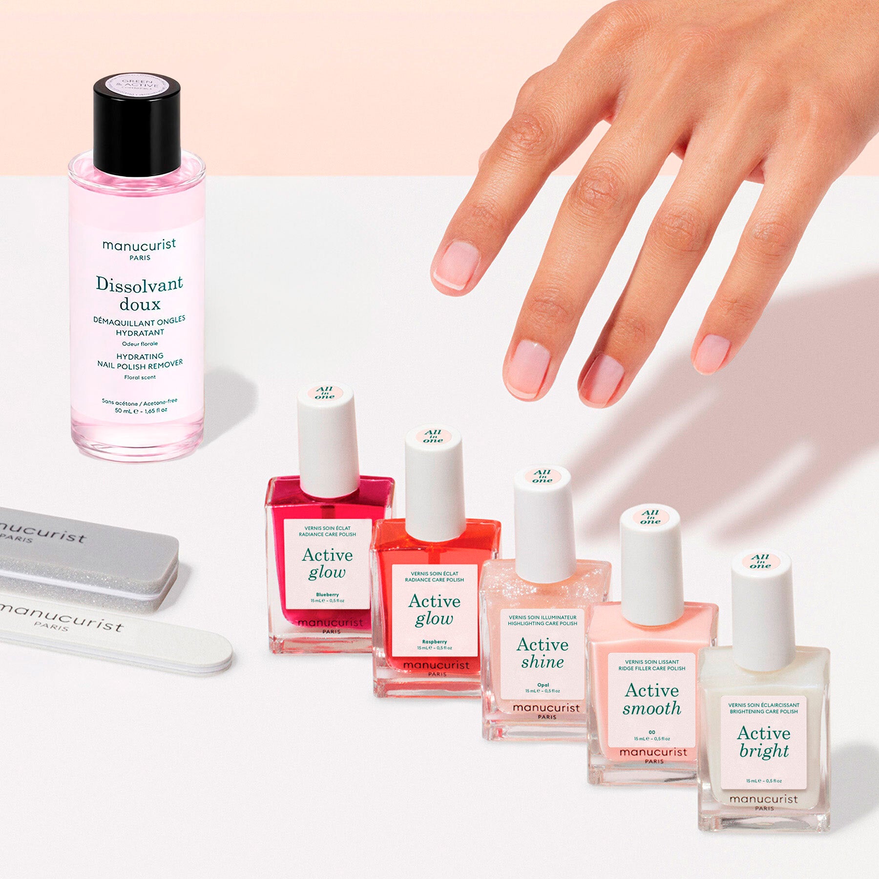 Manucurist Active Kit Super Manucure 5 vernis soin éclat