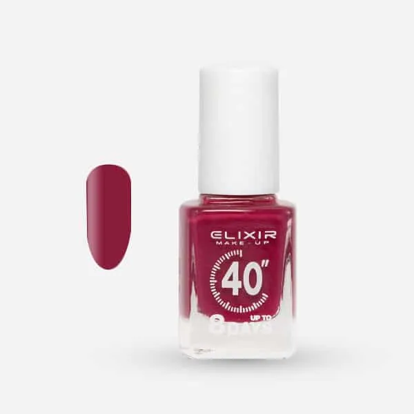 Élixir 40 Secondes #088 vernis à ongles bordeaux claret