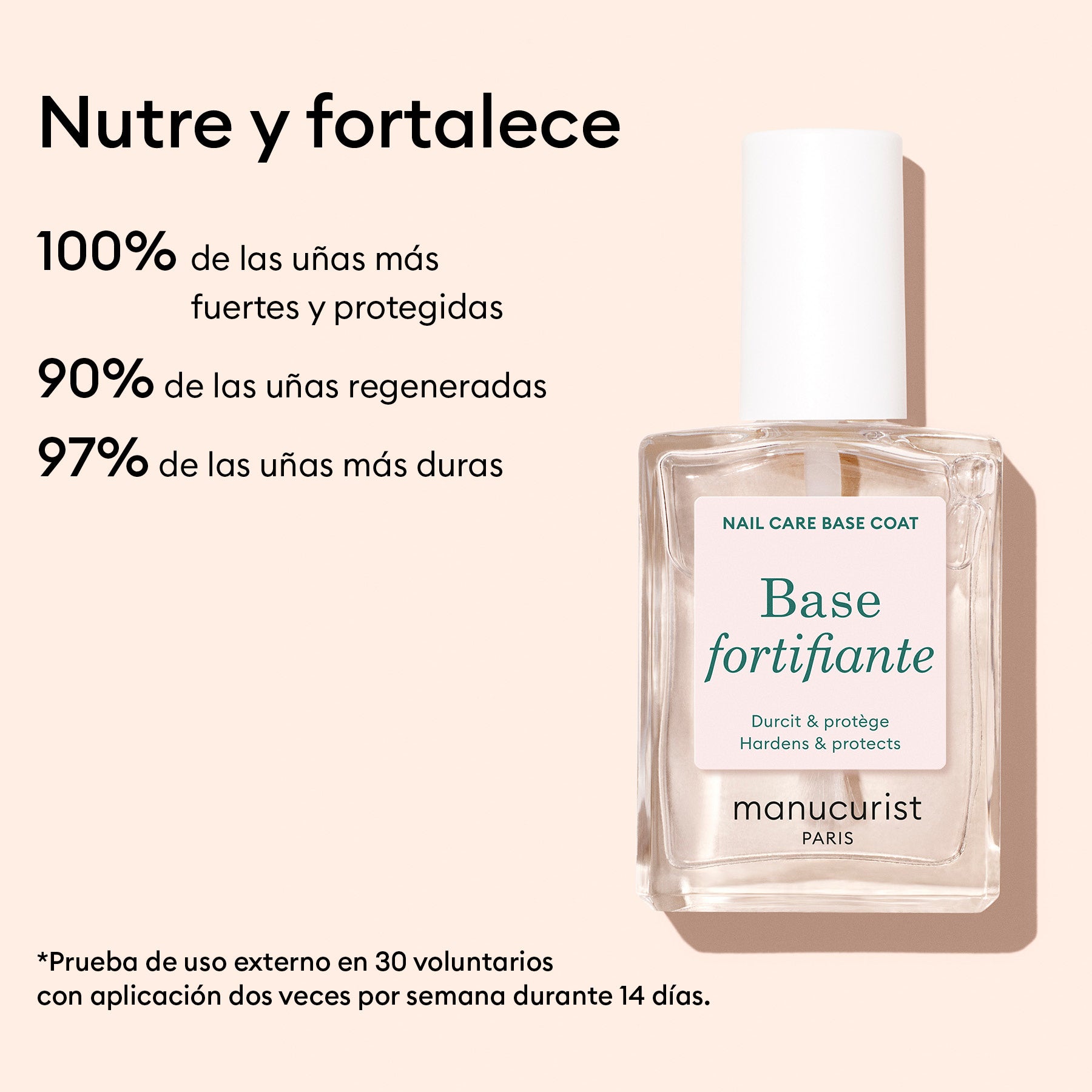 Manucurist Base Fortifiante vernis soin ongles mous