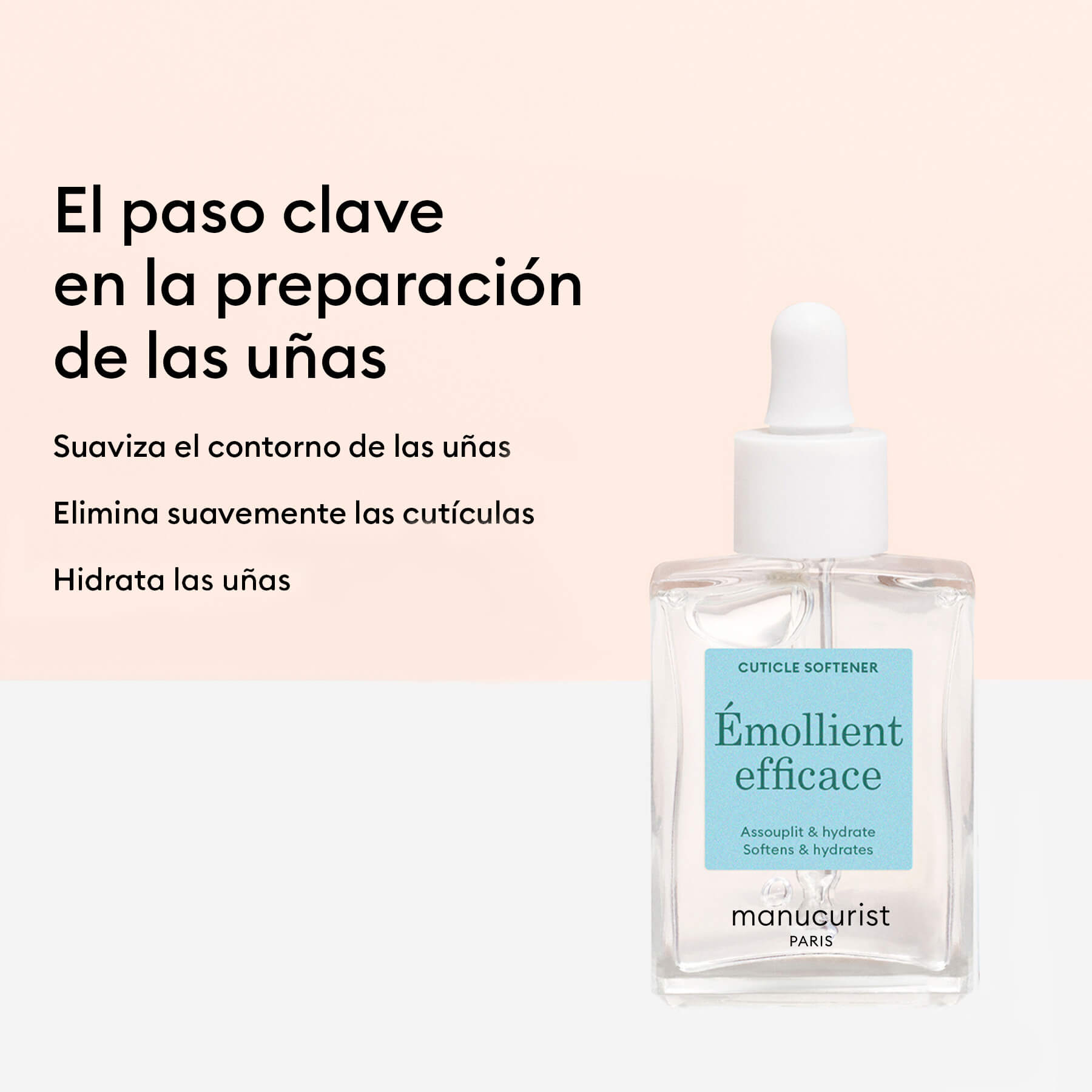 Manucurist Émollient Efficace soin cuticules gel glycérine