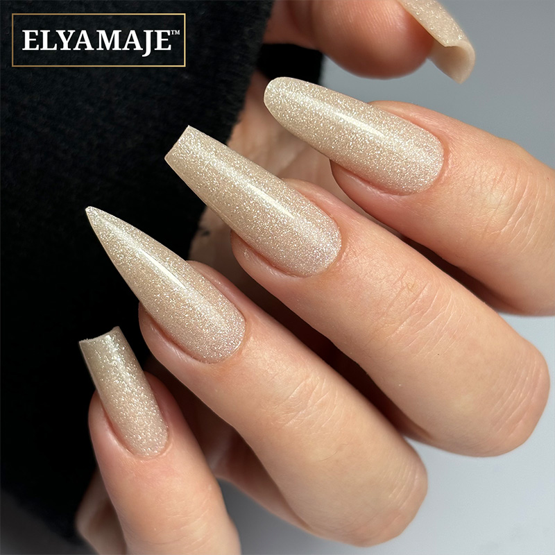 ElyaMaje Acrypop Glitter Beige n°7 gel pailleté