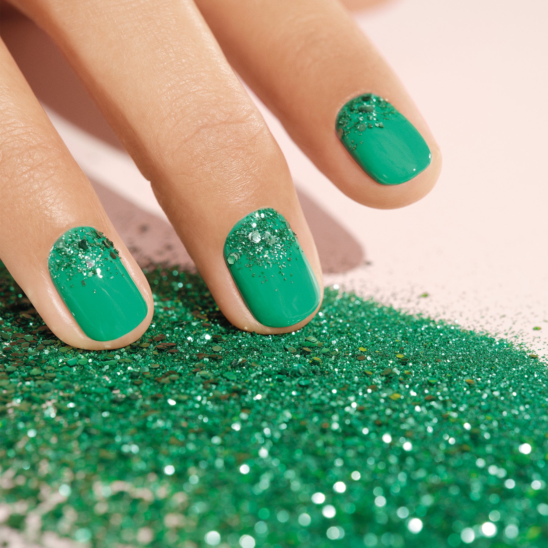 Manucurist paillettes biodégradables Cactus nail art vert