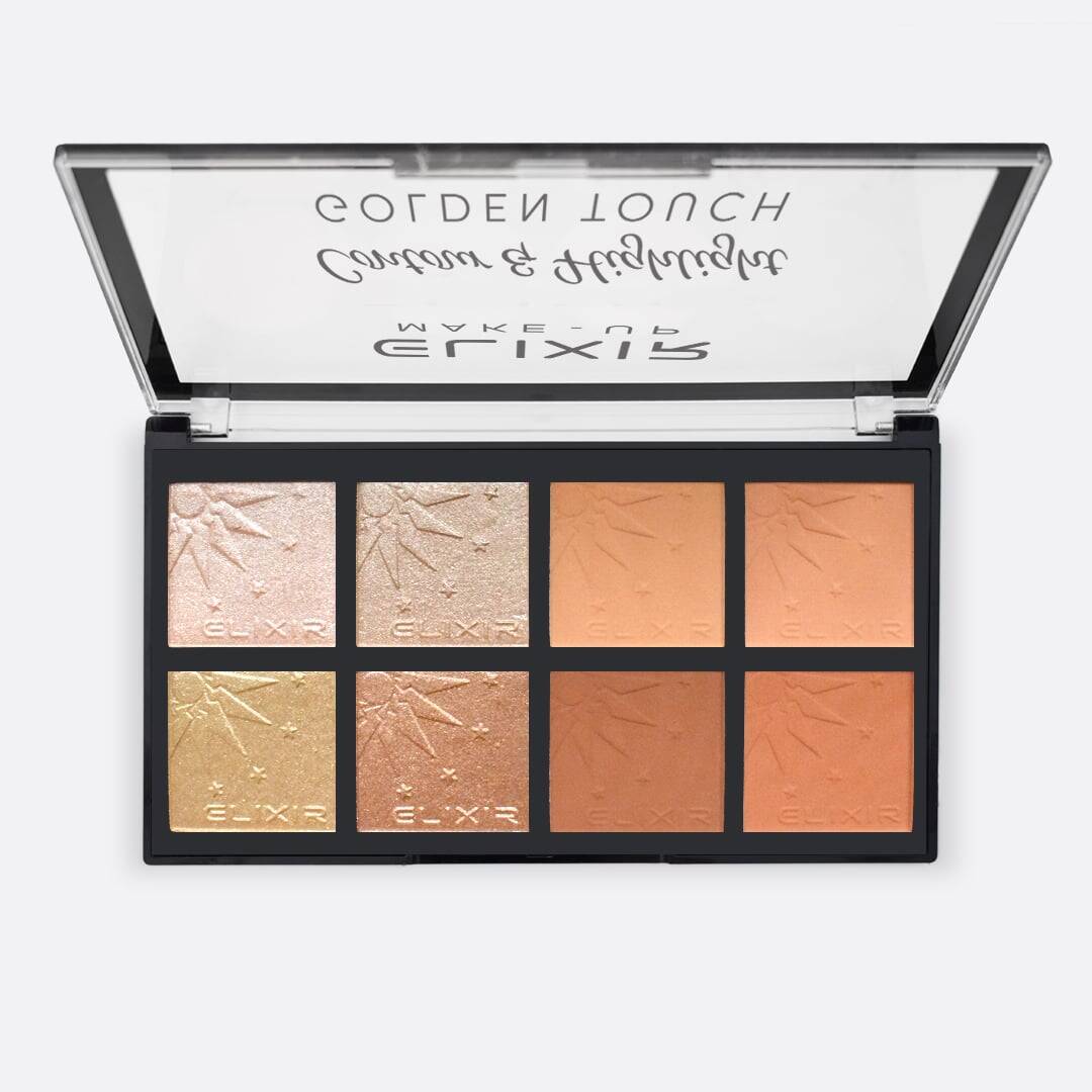 Élixir Golden Touch palette contour 844B 8 teintes sculptante