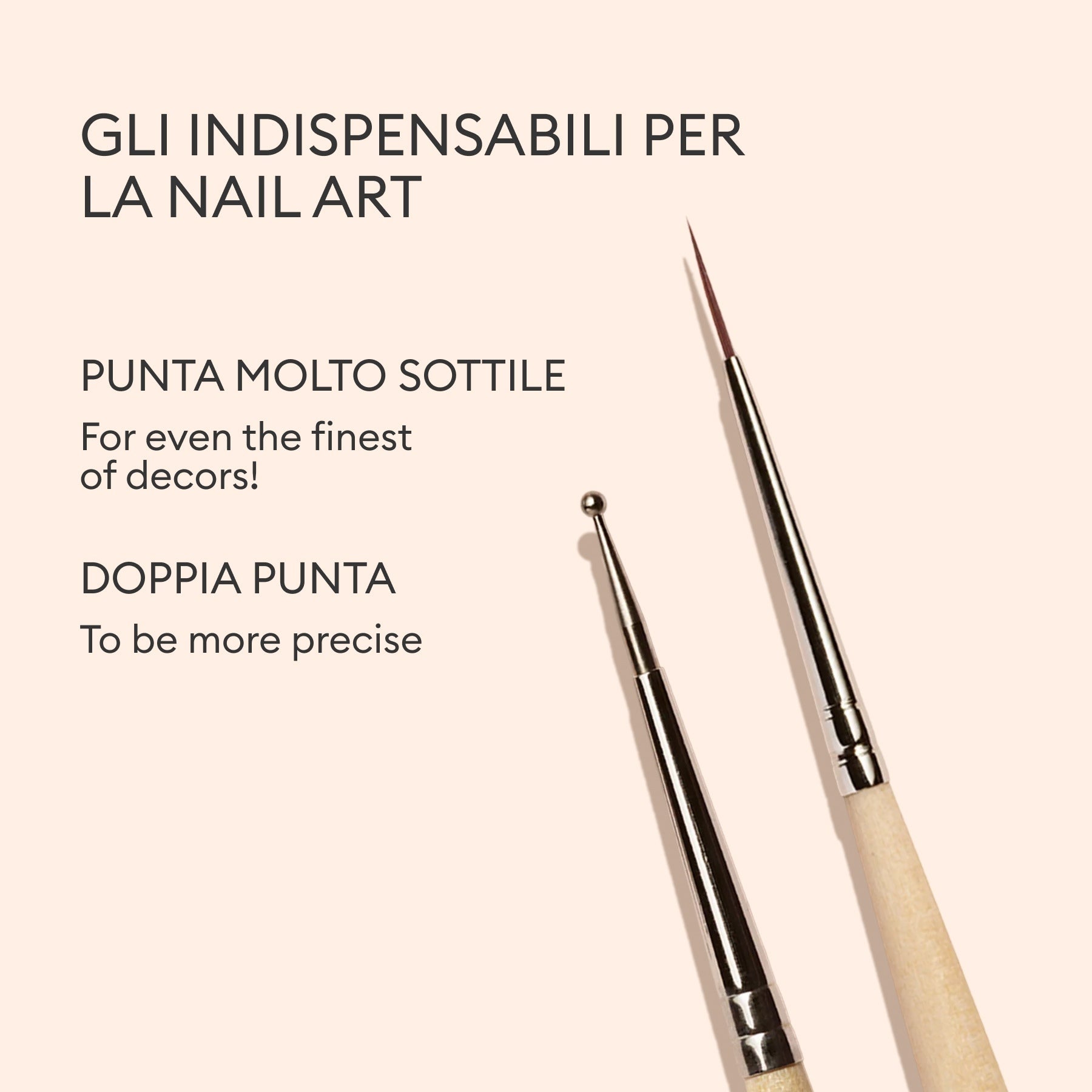 Manucurist Duo Dotting Tool et pinceau liner nail art