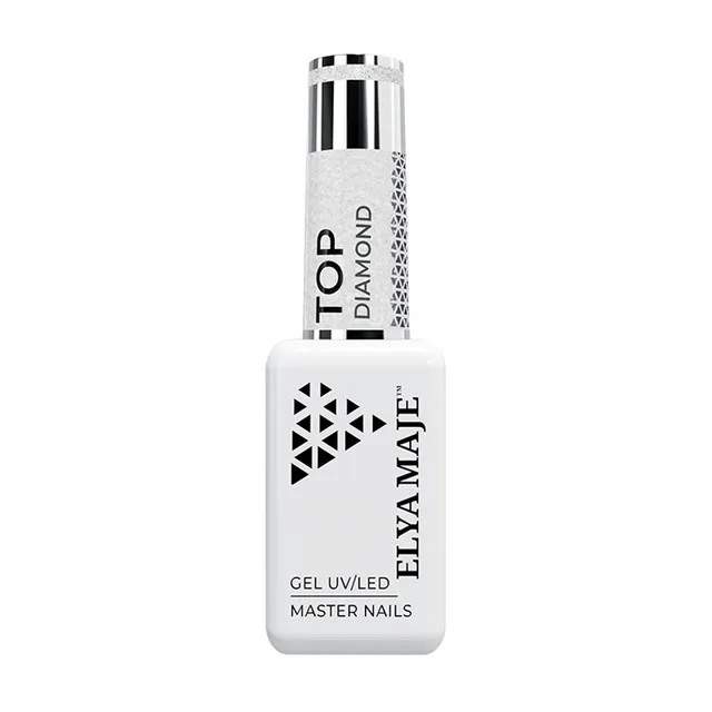 Elyamaje Top Diamond 8ml top réfléchissant argenté