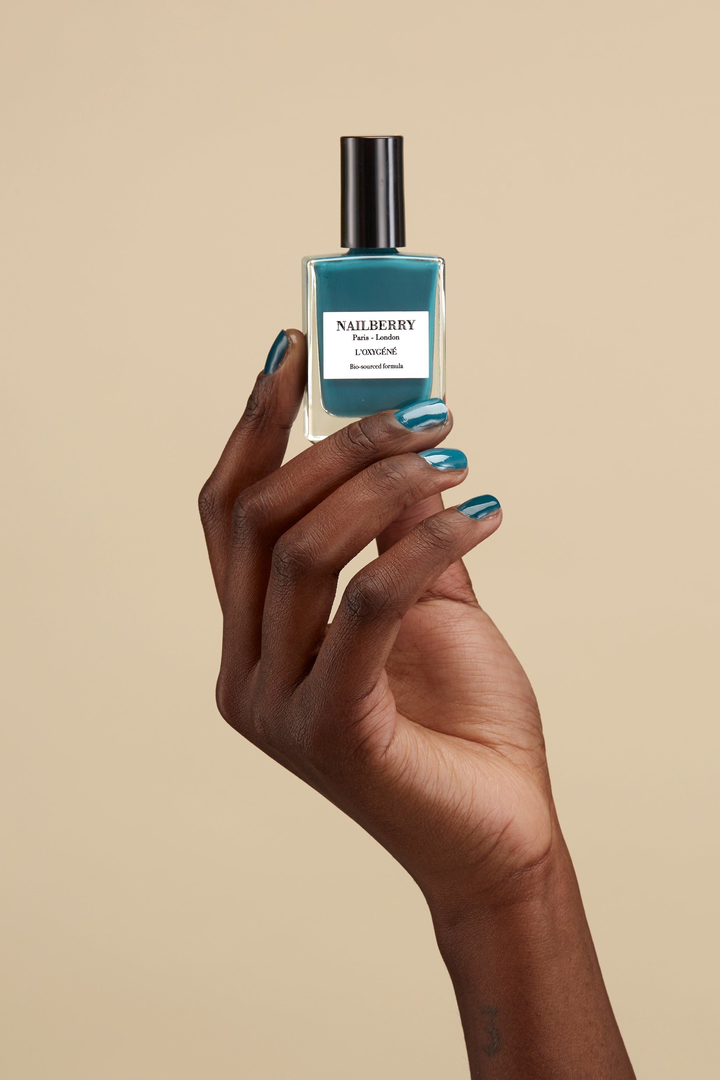 Nailberry L'oxygéné Santorini vernis 14ml turquoise opaque