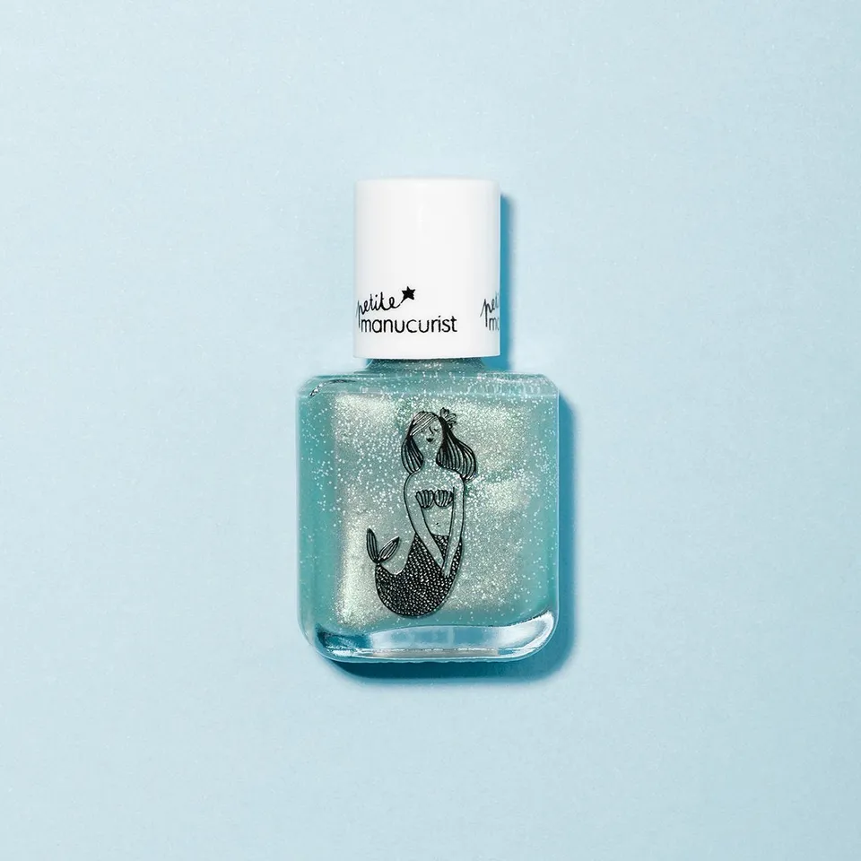Manucurist Bonnie la Sirène vernis enfant bleu pailleté