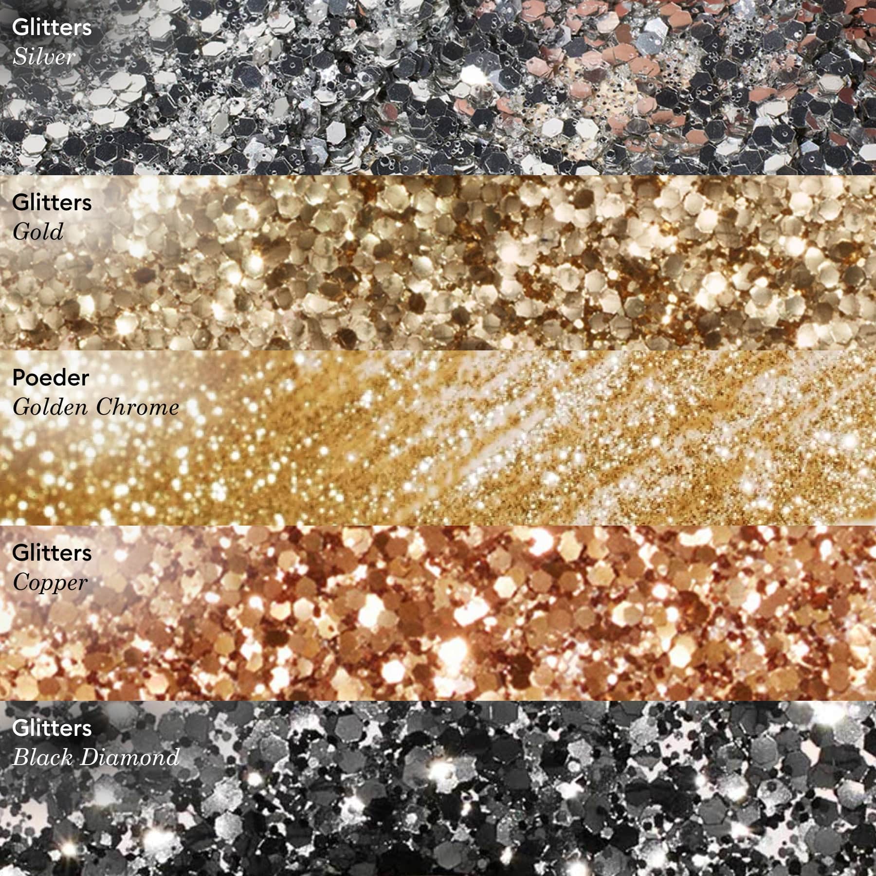 Manucurist Paillettes biodégradables Gold nail art doré