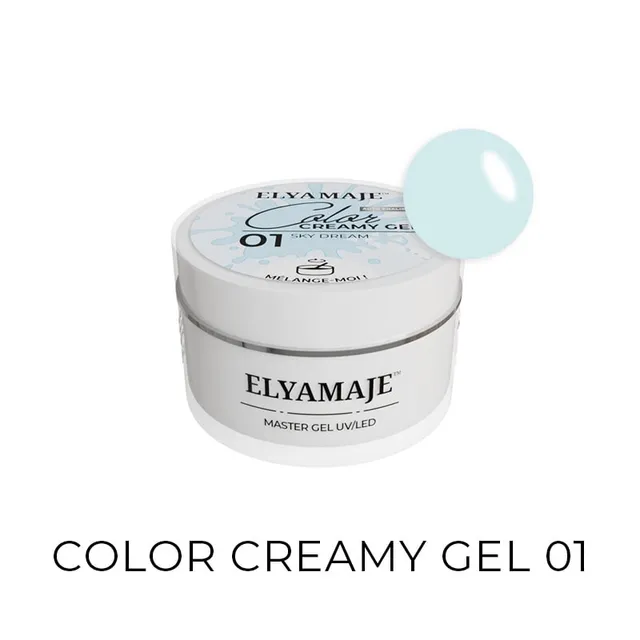 Elyamaje Color Creamy Gel Sky Dream N°01 gel UV couvrant