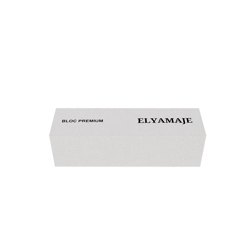 Elyamaje Bloc Blanc Polissoir 120/120 bloc mat lisse