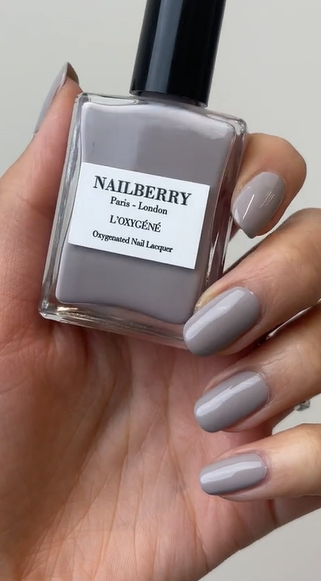 Nailberry L'Oxygéné Serenity vernis à ongles 14ml gris opaque