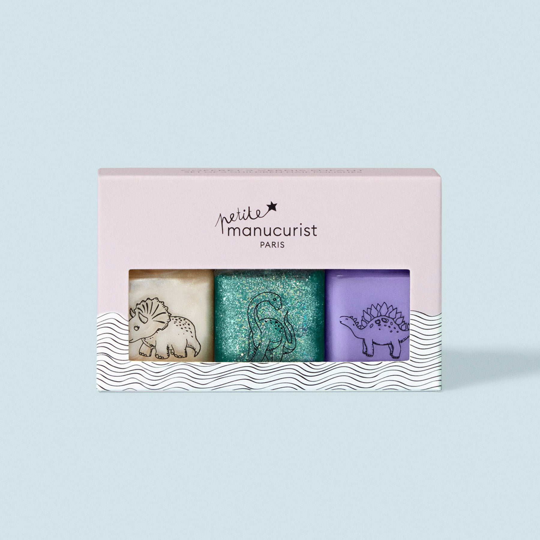 Manucurist Wild Life coffret vernis enfant 3 couleurs à l’eau