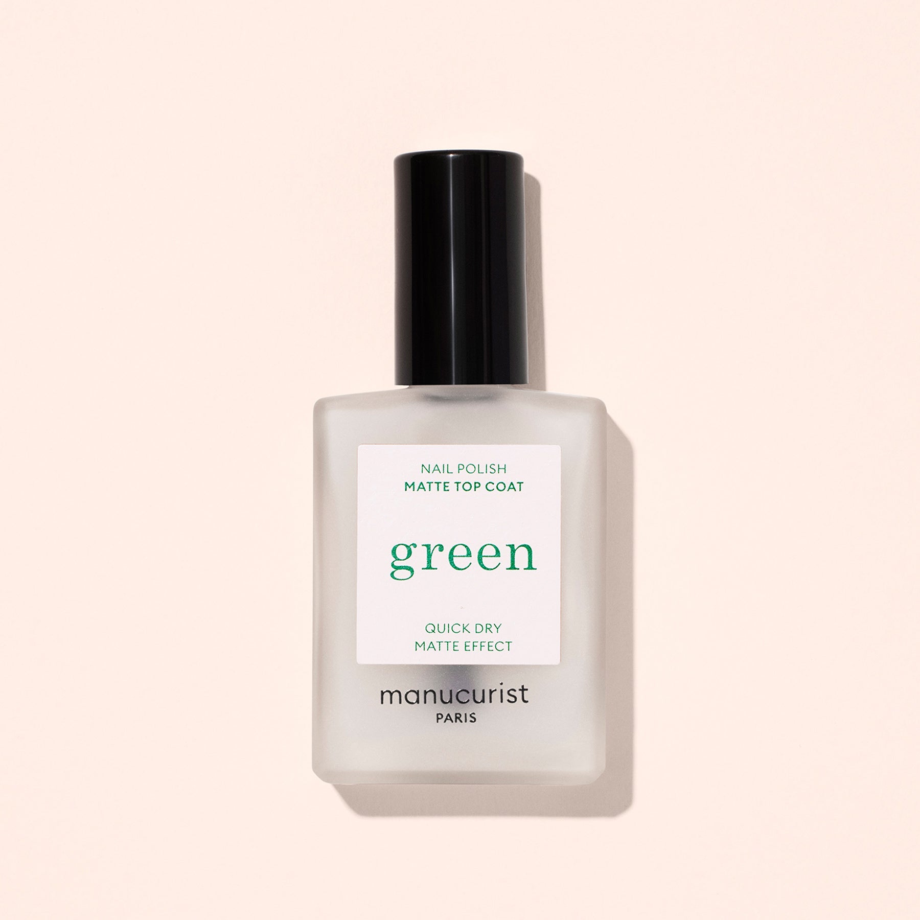 Manucurist Green Top Coat Mat vernis fini mat