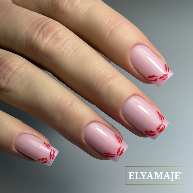Elyamaje 3D Gel Red N°4 gel nail art rouge sans résidu