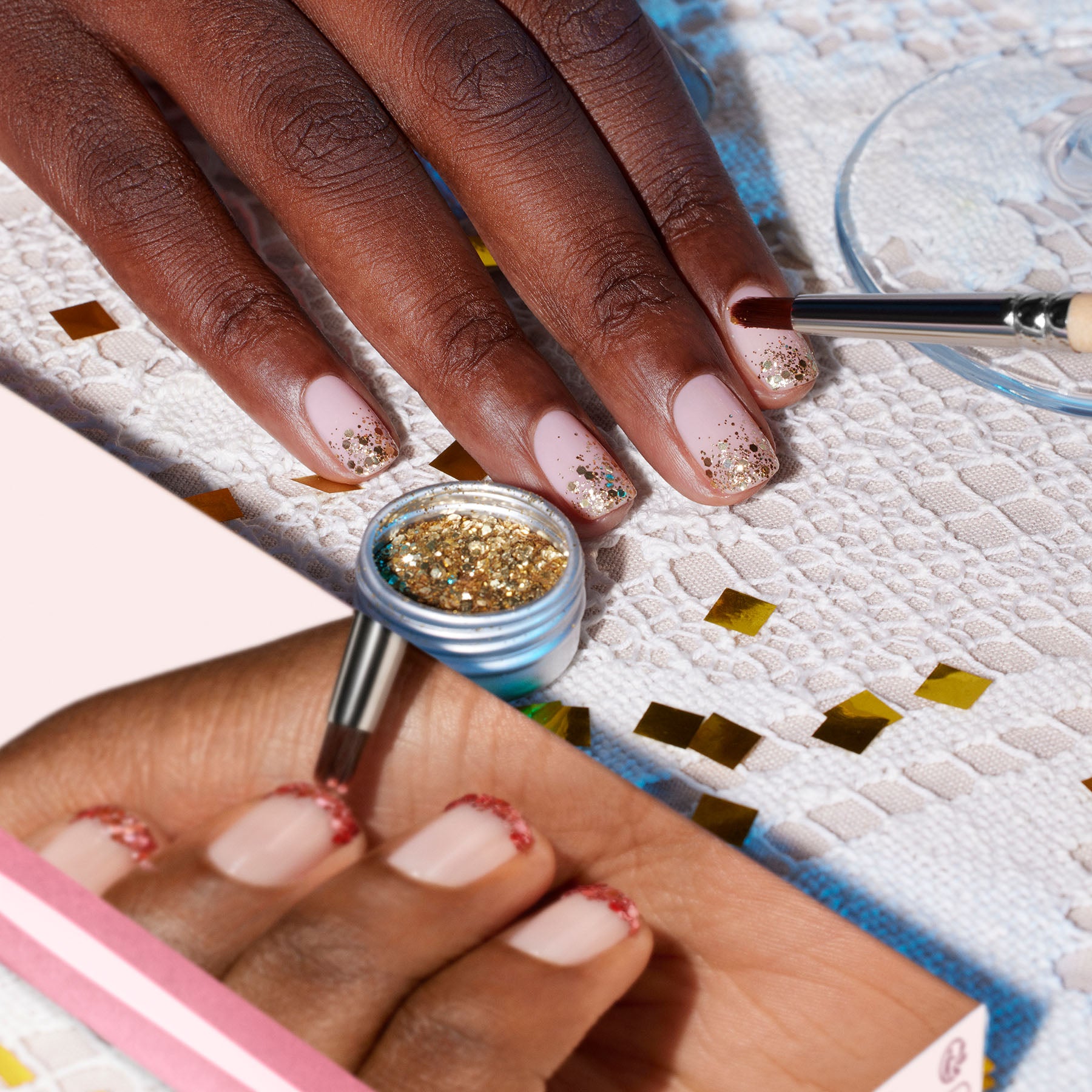 Manucurist Pinceau Paillettes pinceau nail art poils vegan