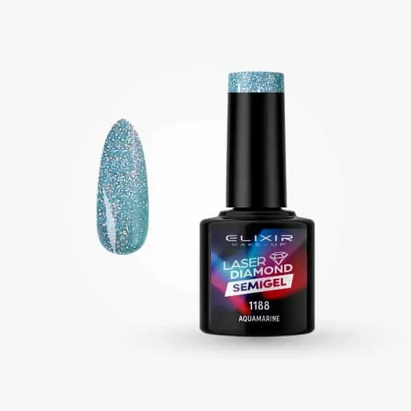 Élixir Laser Diamond vernis semi-permanent 8ml #1188 aquamarine