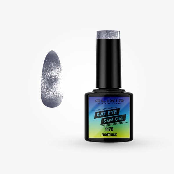 Élixir Cat Eye #1170 vernis semi-permanent 8ml bleu givre