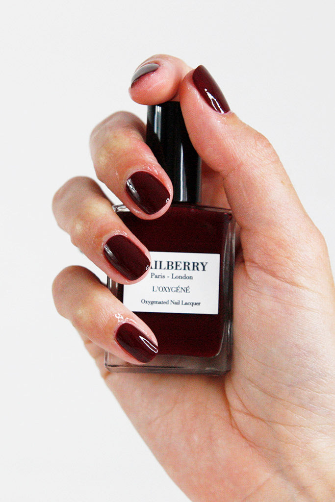 Nailberry L'oxygéné Grateful vernis 14ml bordeaux