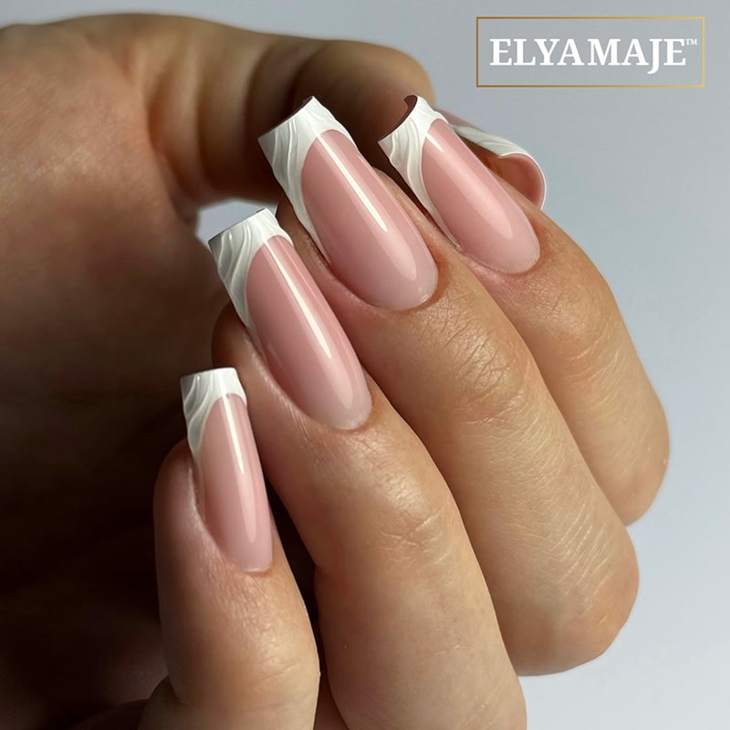 Elyamaje 3D Gel Clear Givré n°1 gel nail art sans résidu
