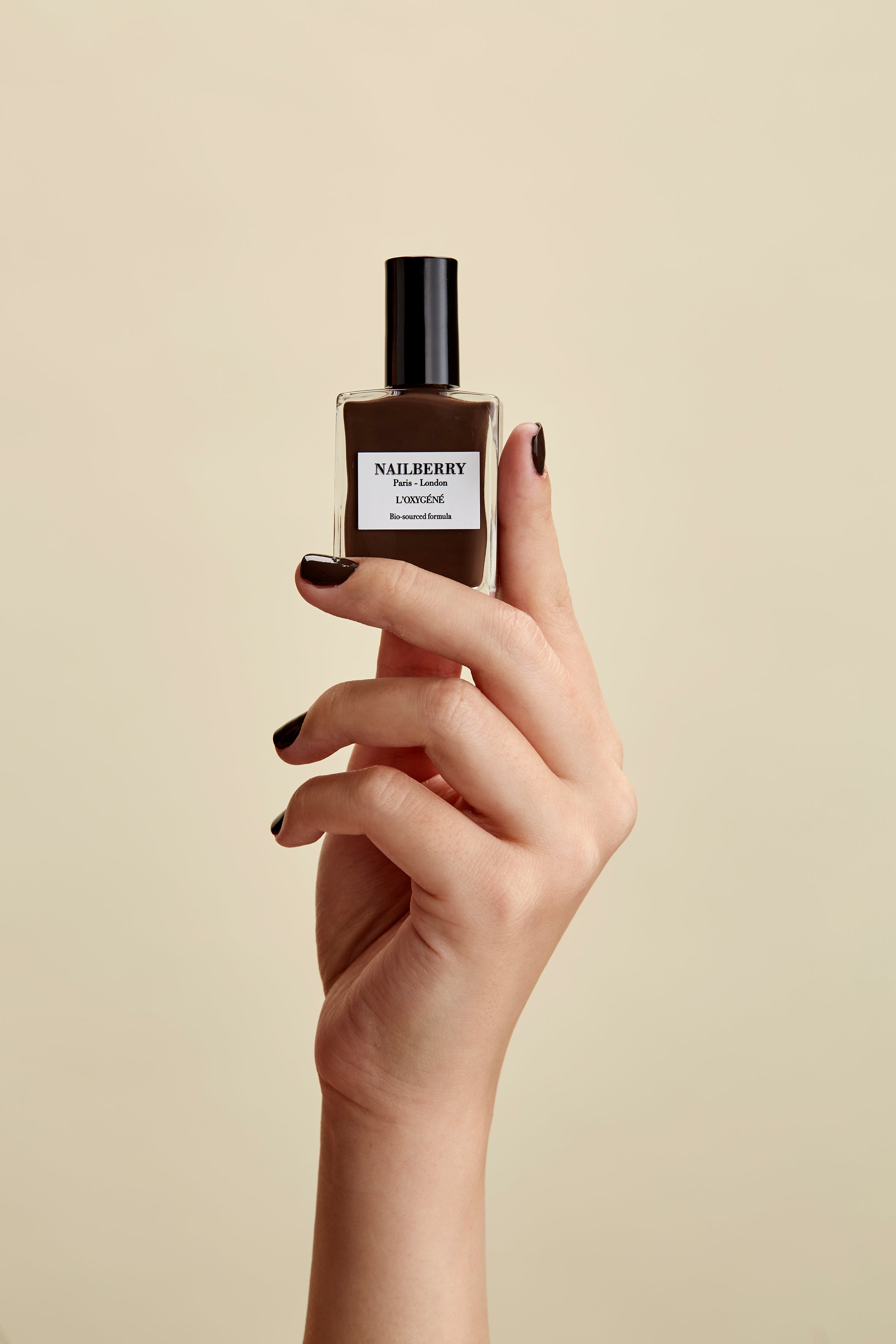 Nailberry L'Oxygéné Hot Coco vernis 14 ml marron opaque
