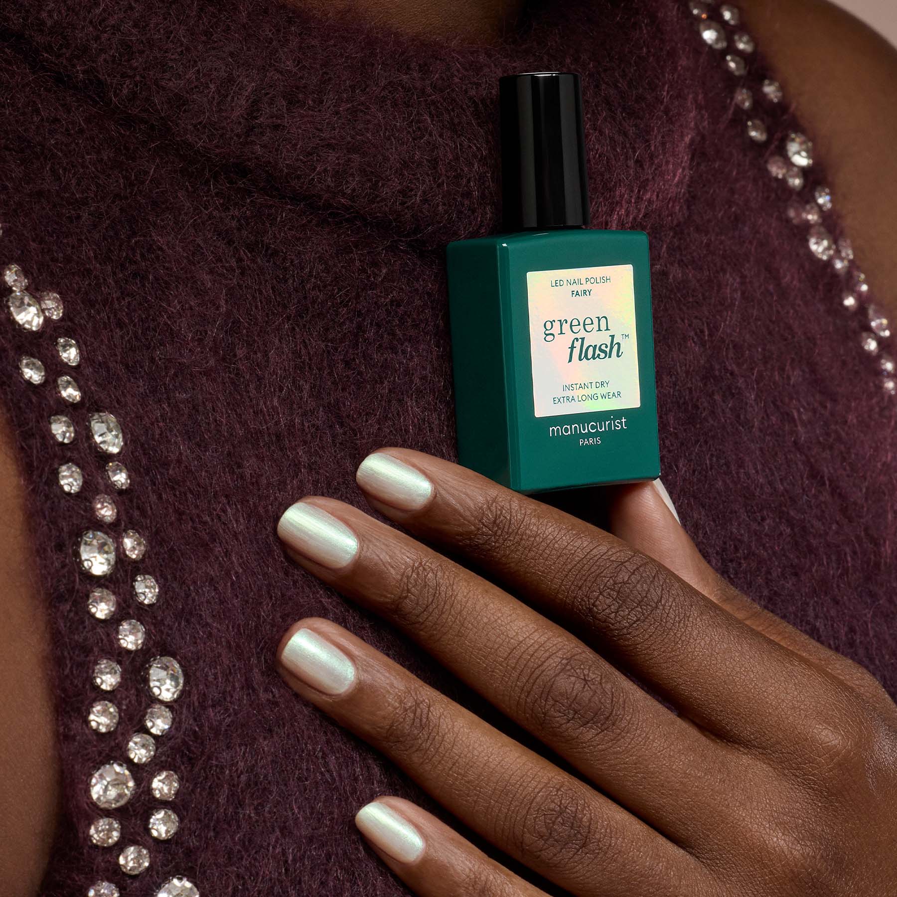 Manucurist Green Flash Fairy gel blanc nacré