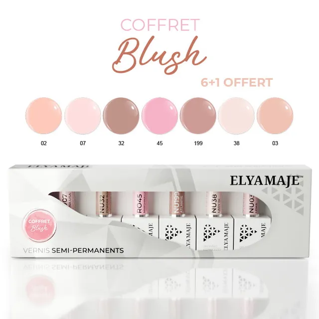 Elyamaje Coffret Blush vernis semi-permanents édition limitée