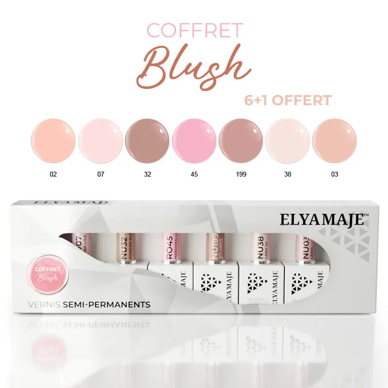 Elyamaje Coffret Blush vernis semi-permanents édition limitée