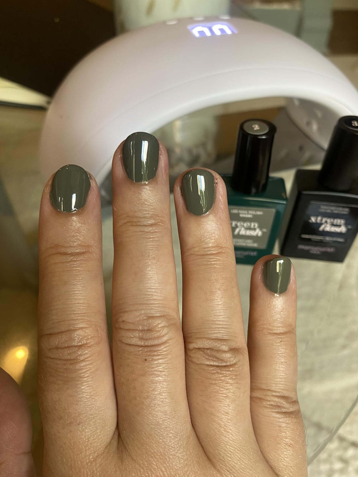 Manucurist Xtrem Flash top coat gel semi-permanent brillant