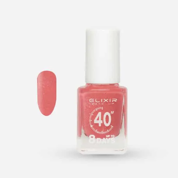 Élixir 40" #437 Peachy Crystal vernis à ongles séchage rapide