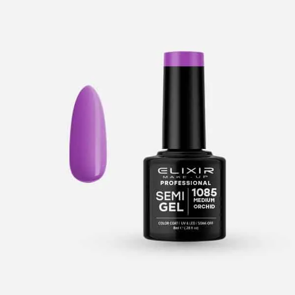 Élixir Semi Gel vernis semi-permanent 8ml 1085 Medium Orchid rose