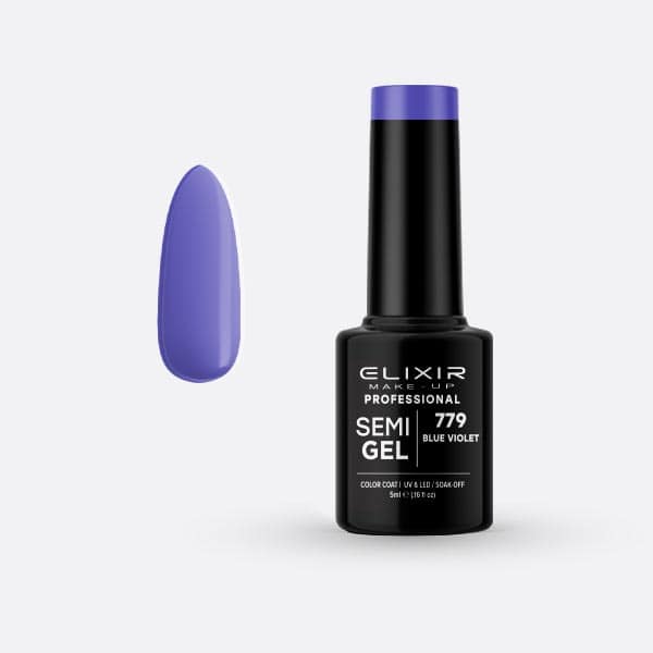 Élixir Semigel #779 Blue Violet vernis semi-permanent 5 ml