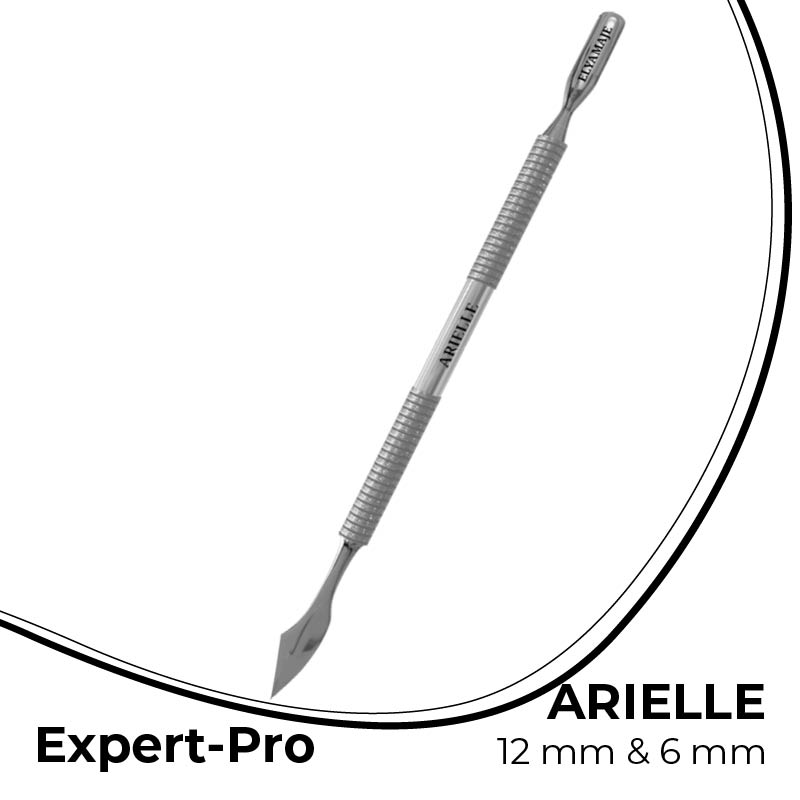 Elyamaje Arielle Expert Pro pousse-cuticules 2-en-1 inox