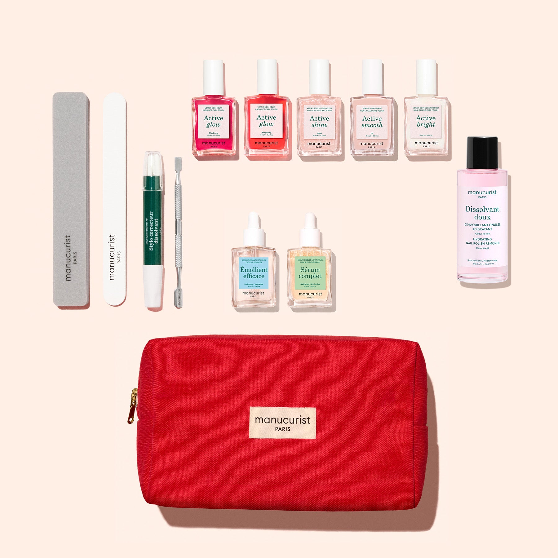 Manucurist Active Trousse Super Addict kit 5 vernis soin