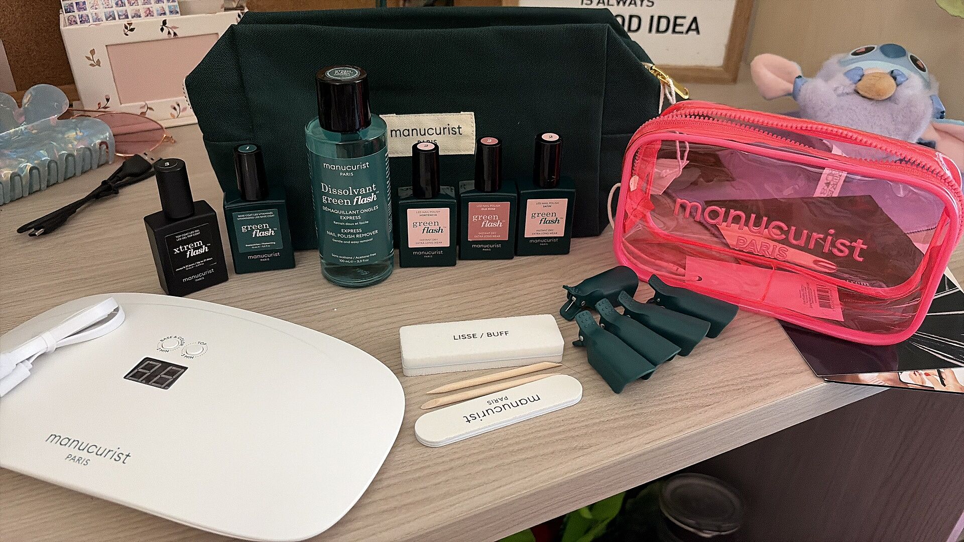 Manucurist Trousse d'été Jelly translucide voyage