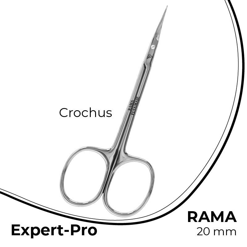 Elyamaje Rama Expert Pro ciseaux à cuticules 20 mm inox