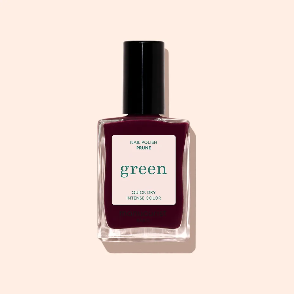 Manucurist Green Prune vernis à ongles bordeaux lie-de-vin