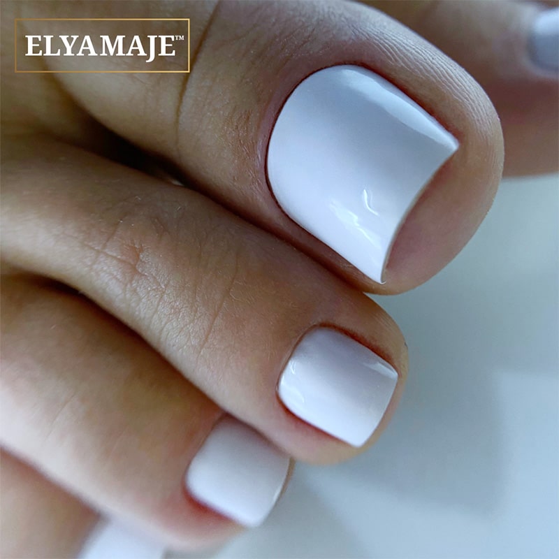 Elyamaje N°157 Cold White vernis semi-permanent blanc
