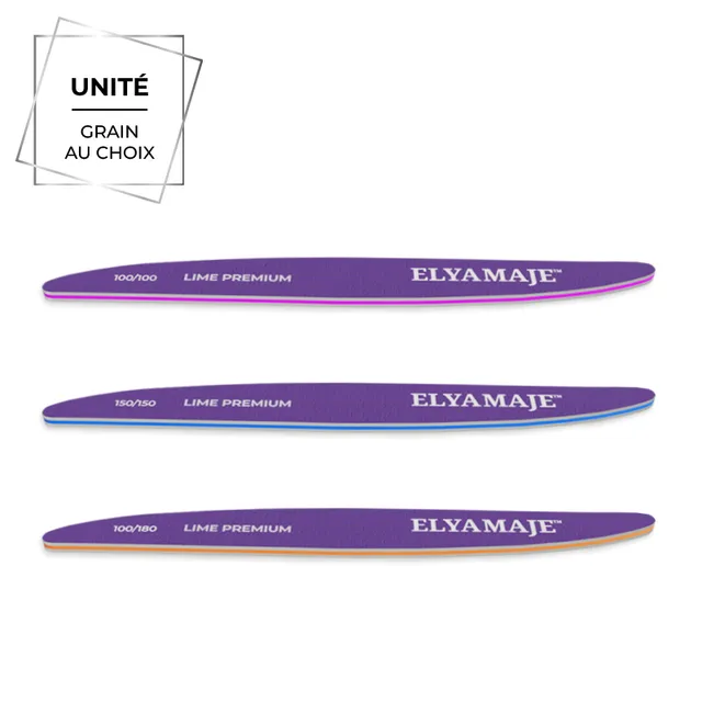 Elyamaje Lime Double Couteau Pro lime ongle abrasive