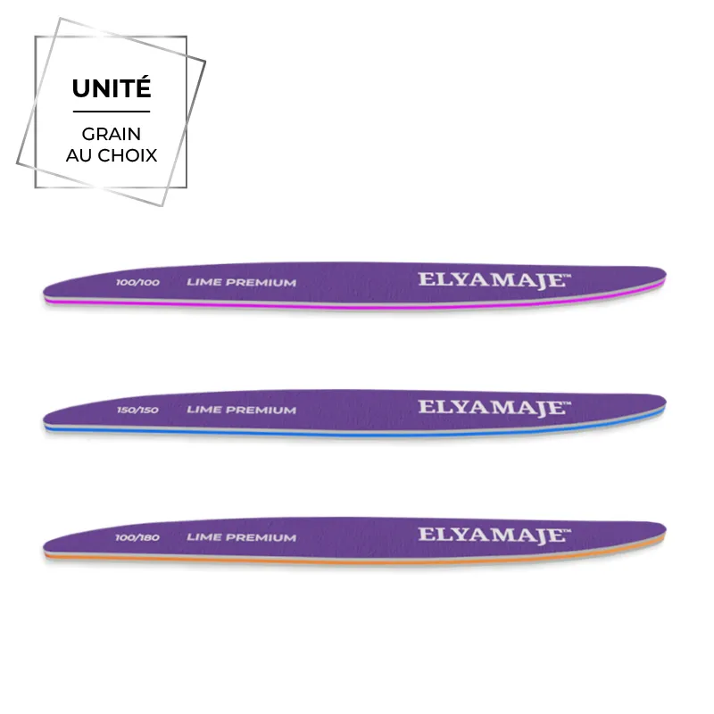 Elyamaje Lime Double Couteau Pro lime ongle abrasive