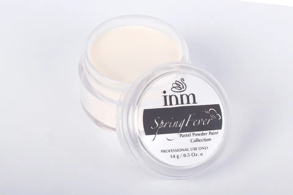 INM Peachiscle poudre acrylique nude couvrance naturelle