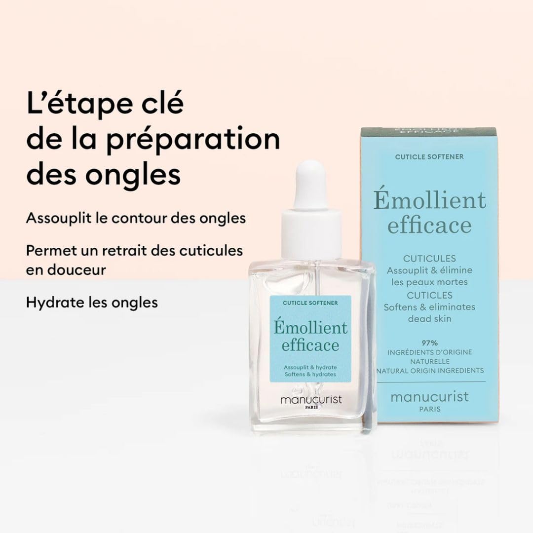 Manucurist Émollient Efficace gel cuticules transparent 15 ml