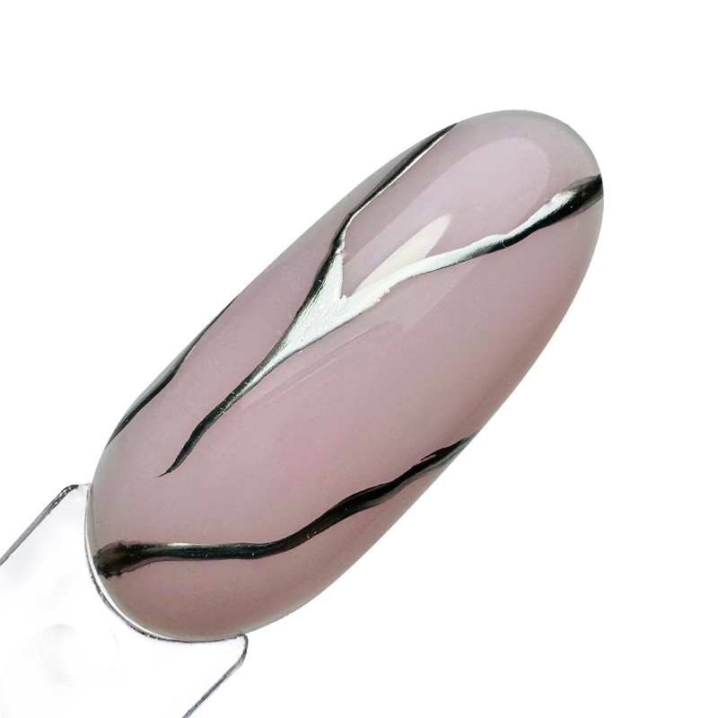Elyamaje Metallic Painting Gel nail art lignes fines métallisé