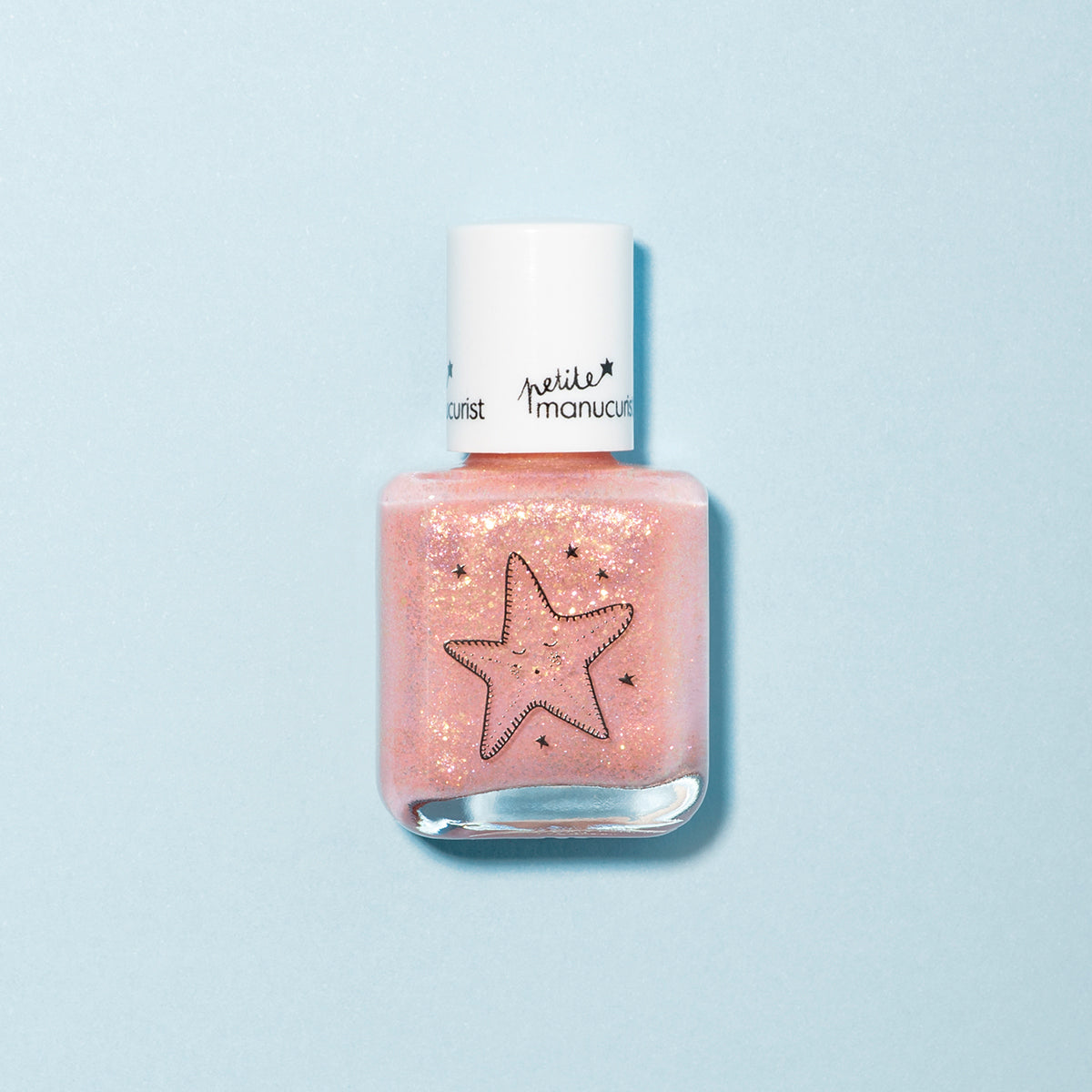 Manucurist Stella l'étoile de Mer vernis enfant rose pailleté