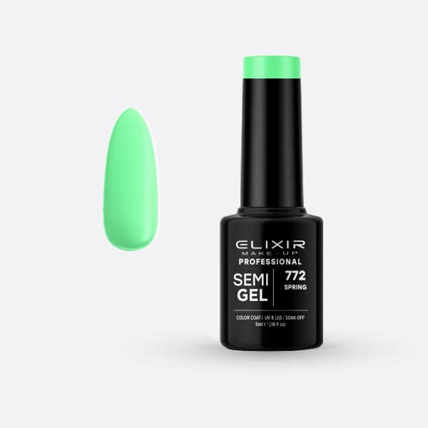 Élixir Semi Gel 772 Spring vernis semi-permanent 5ml vert